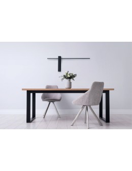 Maxlight Wall lamp Sabre 91 cm Black IP23, Dimmable With Touch Switch w0283 - product 2