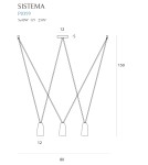 Pendant lamps - Maxlight Sistema III P0399 Pendant Lamp. - product 4