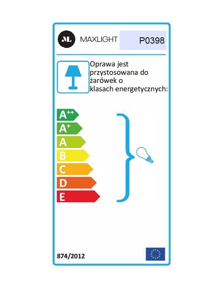 Pendant lamps - Maxlight Todi I P0398 Pendant Lamp. - product kolory-swiatla.pl 6