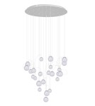 LED pendant lamps - Maxlight Zoe 24X1.5W Chrome P0386 Pendant Lamp. - product 1