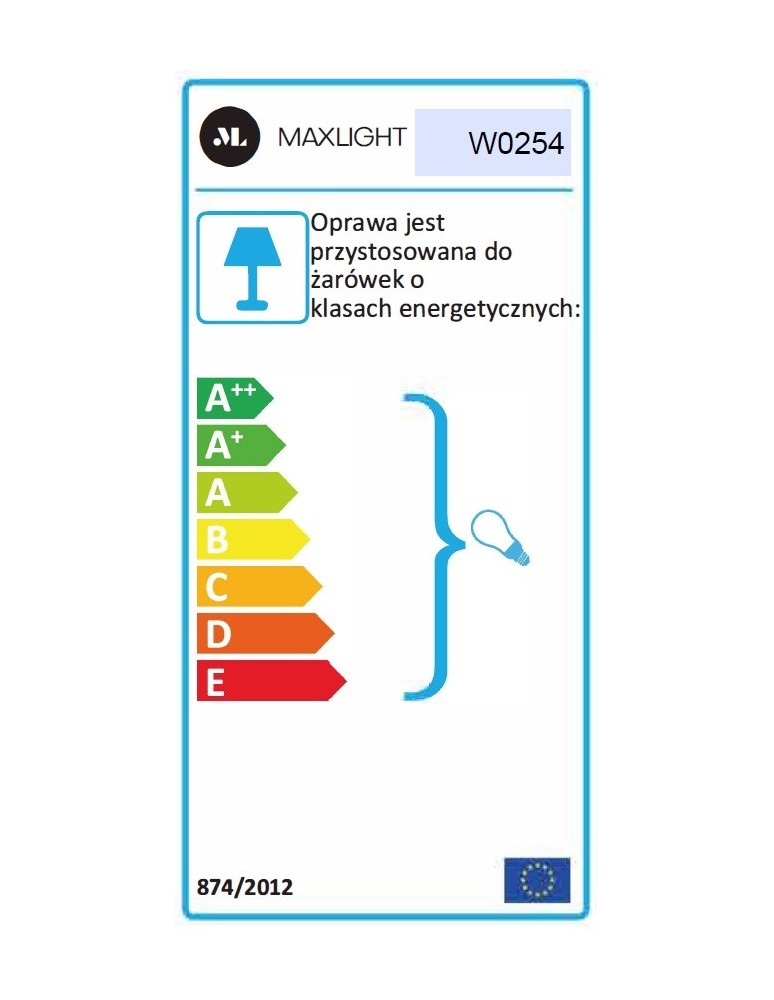 Modern wall lamps - Maxlight Lollipop wall lamp W0254 - product kolory-swiatla.pl 4