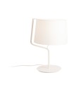 Maxlight Lampa Stołowa Chicago Biała + Biały Abażur T0028