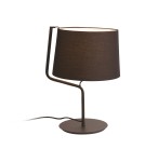 Table lamps with lampshade - Maxlight Chicago Table Lamp Black + Black Lampshade T0029 - product 1