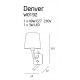 MAXlight Denver Wall lamp Black 1xE27 + 1xLED W0192