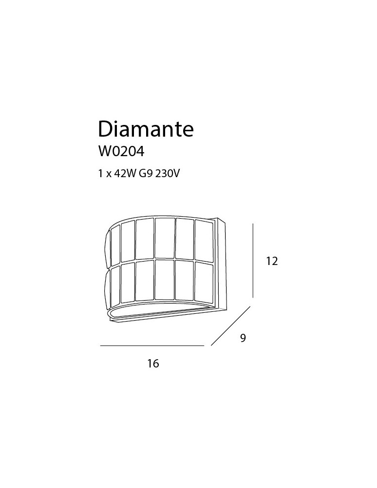 Maxlight Diamante Wall lamp W0204