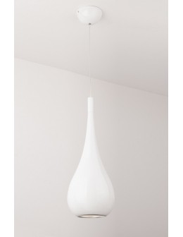 Maxlight Drop Wisząca Biały 20cm 1xE27 P0235