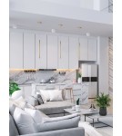 Icicle pendant lamps - Maxlight Organic I Pendant Lamp Gold P0204. - product 5