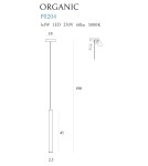 Icicle pendant lamps - Maxlight Organic I Pendant Lamp Gold P0204. - product 6