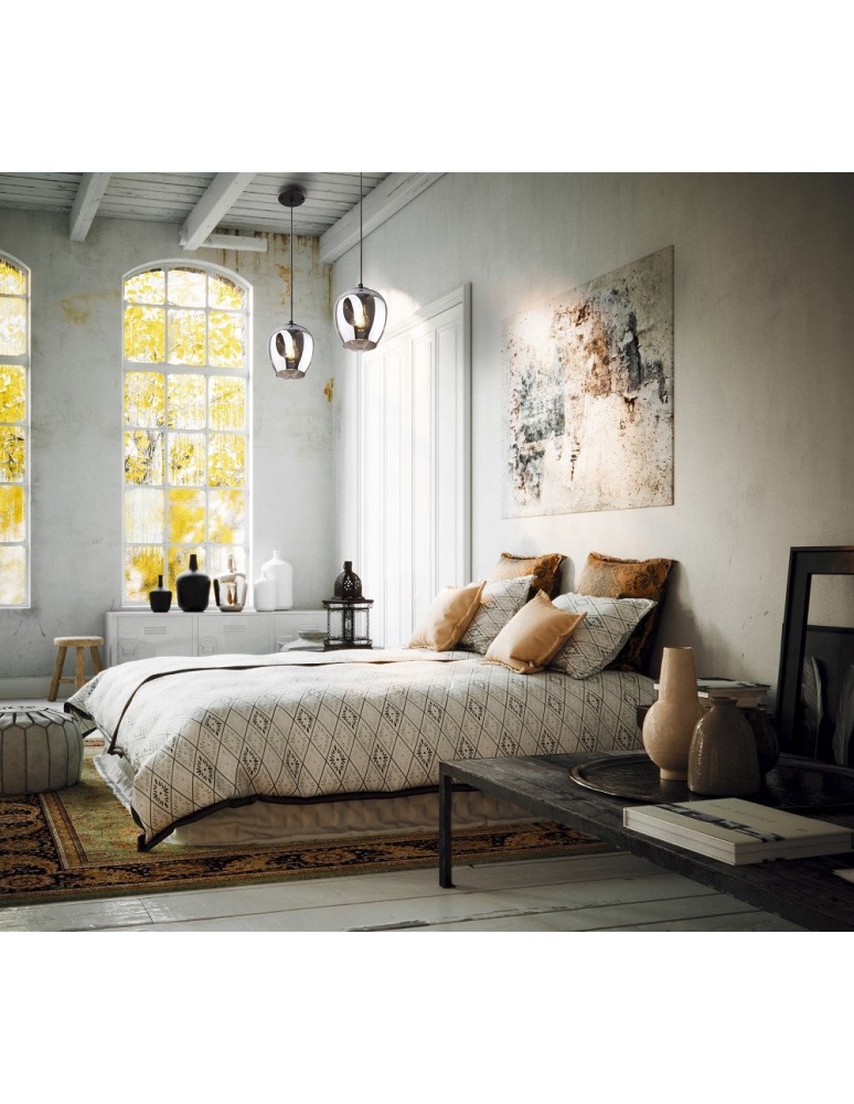 Lampy wiszące - Maxlight Spirit 1 smoky Szary Lampa wiszaca P0289 - produkt kolory-swiatla.pl 2