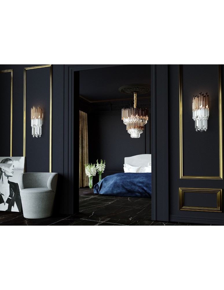 Glamour wall lamps - Maxlight Vogue wall lamp W0227 - product kolory-swiatla.pl 2