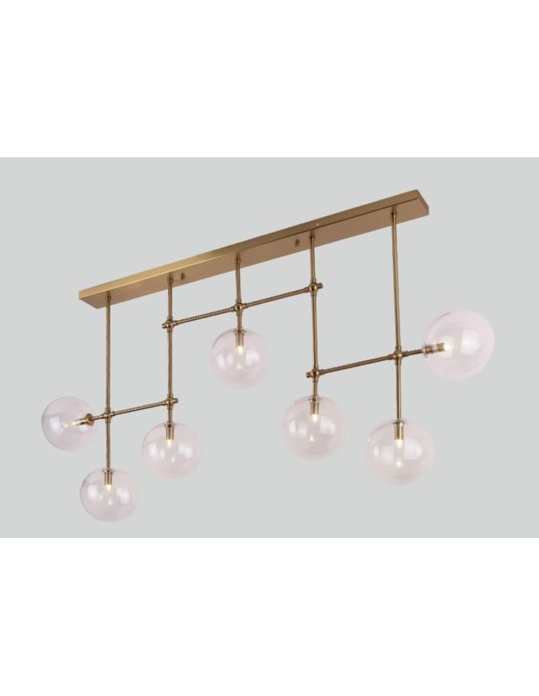 Brass-colored pendant lamps - Maxlight Lollipop P0295 Pendant Lamp. - product kolory-swiatla.pl 2