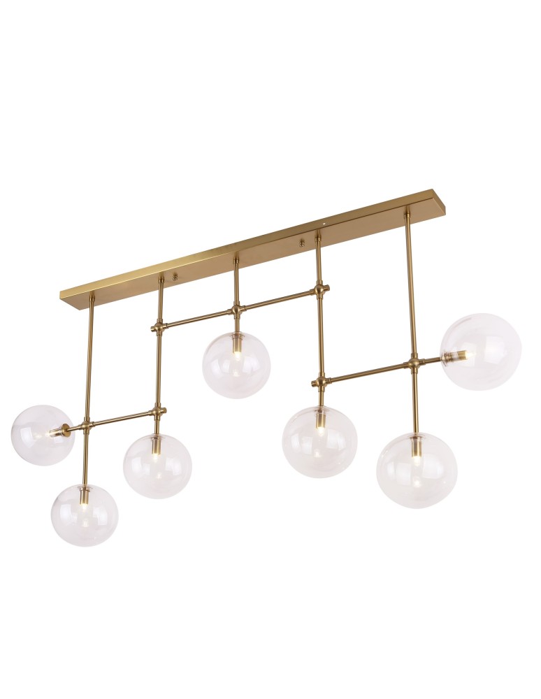Brass-colored pendant lamps - Maxlight Lollipop P0295 Pendant Lamp. - product kolory-swiatla.pl 1