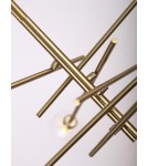 Brass-colored pendant lamps - Maxlight Lollipop P0294 Pendant Lamp. - product 2
