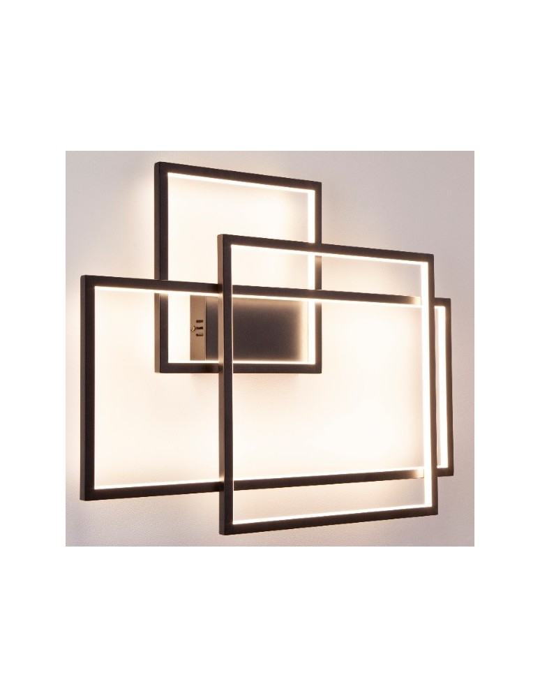 Designer wall lamps - Maxlight LED wall lamp Geometric Black - New Dimmable W0233D - product kolory-swiatla.pl 3