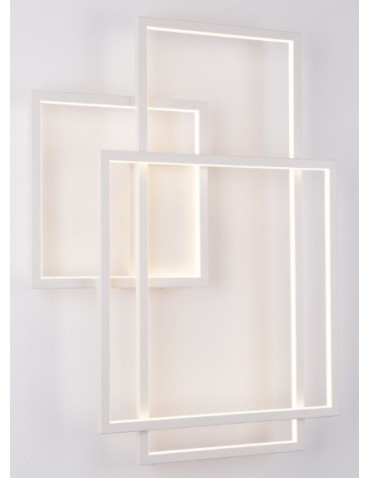 Maxlight Kinkiet LED Geometric Biały - Nowy W0234 - produkt 2