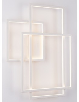 Maxlight Kinkiet LED Geometric Biały - Nowy W0234 - produkt 2