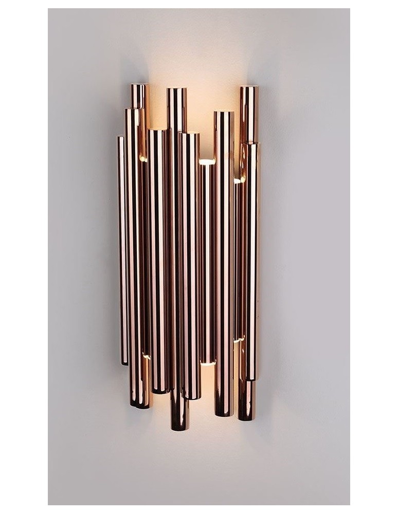 Glamour wall lamps - Maxlight Wall lamp Organic Copper Dimmable W0153D - product kolory-swiatla.pl 2