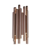 Glamour wall lamps - Maxlight Wall lamp Organic Copper Dimmable W0153D - product 1