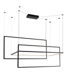 Geometric pendant lamps - Maxlight Geometric Pendant Lamp Black Dimmable P0271D - product 1