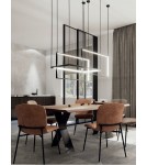 Geometric pendant lamps - Maxlight Geometric Pendant Lamp Black Dimmable P0271D - product 3