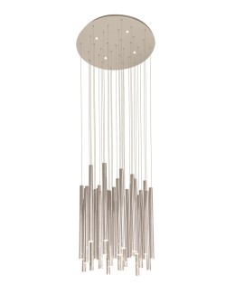 Maxlight Lampa Wisząca Organic 33X1 Chrom Ściemnialna P0175D