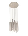 Maxlight Lampa Wisząca Organic 33X1 Chrom Ściemnialna P0175D