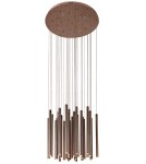 Icicle pendant lamps - Maxlight Organic 33X1 Copper Dimmable P0174D Pendant Lamp. - product 1