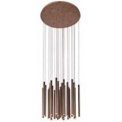 MAXlight Organic copper Pendant with dimmable LED 33x1W + 4x3W 2200lm 3000K P0174D.