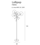 Floor lamps - Maxlight Lollipop Floor Lamp F0042. - product 4