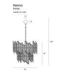 Glamour pendant lamps - Maxlight Nemo P0340 Pendant Lamp - product 4