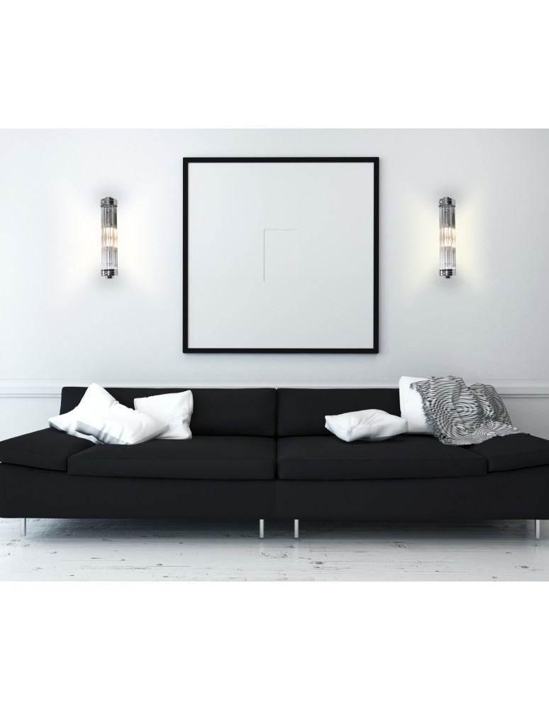 Glamour wall lamps - Maxlight Wall lamp Florence Chrome W0241 - product kolory-swiatla.pl 2