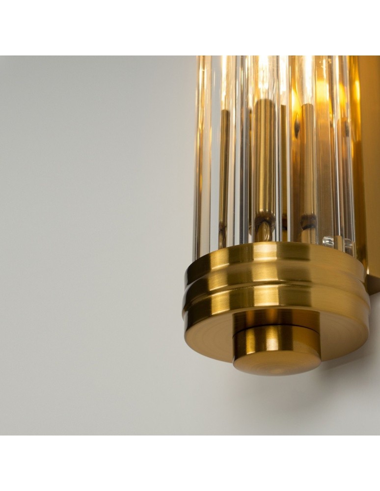 Glamour wall lamps - Maxlight Wall lamp Florence Brass W0240 - product kolory-swiatla.pl 4