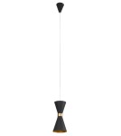 Pendant lamps - Maxlight Cornet LED Pendant 5W 300lm 3000K Black/Gold P0330 - product 1