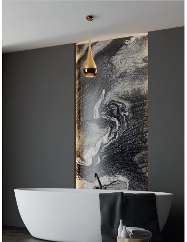 Maxlight Drop Wisząca Złota 20cm 1xE27 P0308 - produkt 2