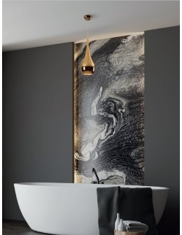 Maxlight Drop Pendant Gold 20cm 1xE27 P0308 - product 2