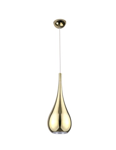 Maxlight Drop Pendant Gold 20cm 1xE27 P0308