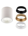 Maxlight Tub Ceiling Lamp Round White+ Decorative Ring White RC0155/C0156 White C0155.