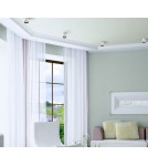 LED ceiling luminaires - Maxlight Tub Ceiling Lamp Round White+ Decorative Ring White RC0155/C0156 White C0155. - product 5