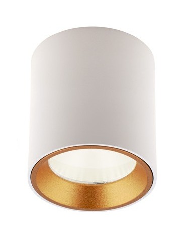 Maxlight Tub Ceiling Lamp Round White+ Decorative Ring White RC0155/C0156 White C0155. - product 2