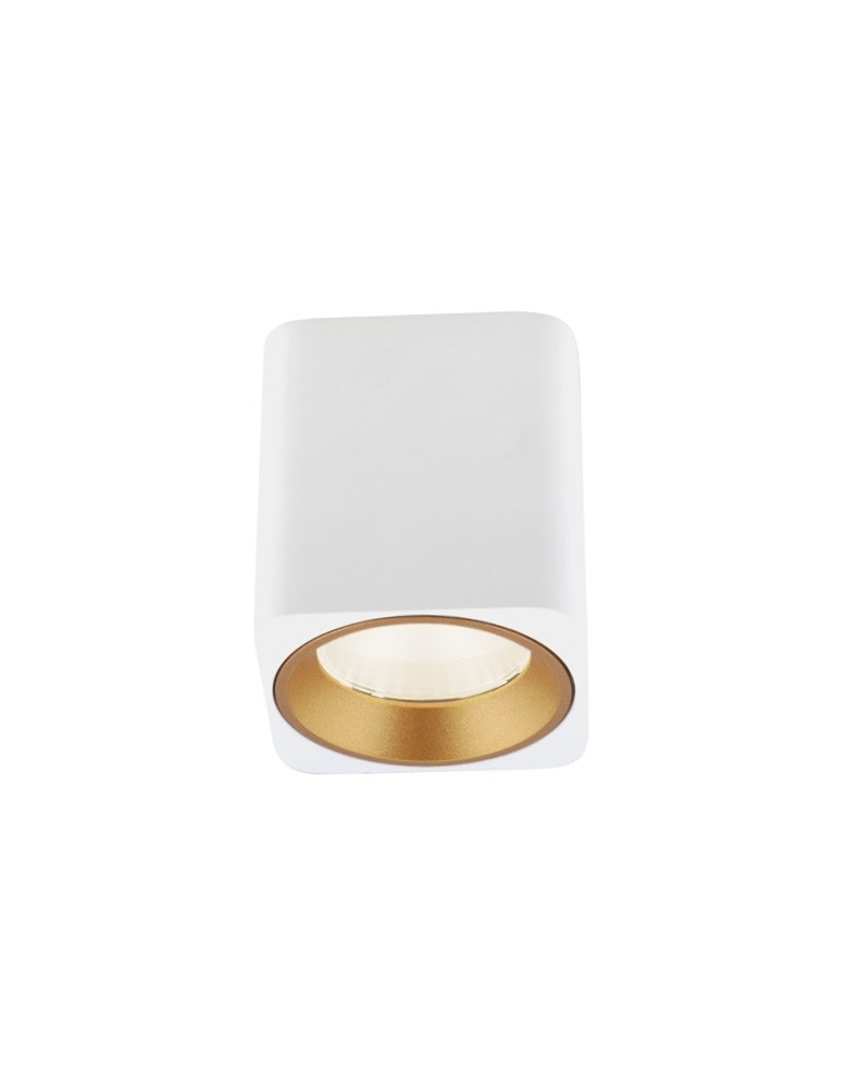 LED ceiling luminaires - Maxlight Tub Ceiling Lamp Square White+ Ornamental Ring White RC0155/C0156 White C0156. - product kolory-swiatla.pl 4