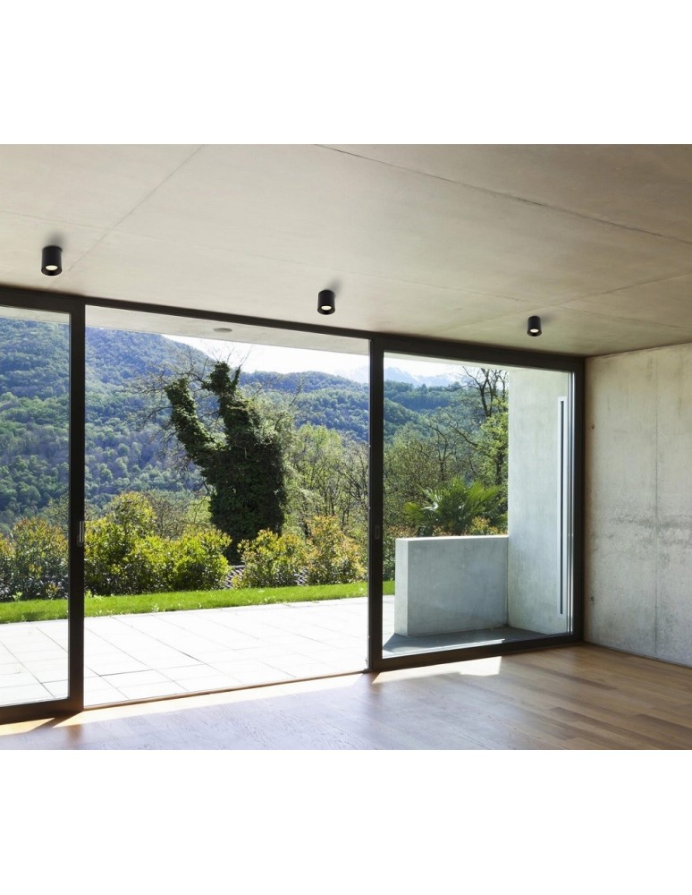 LED ceiling luminaires - Maxlight Chip Ceiling Lamp Black 4000K 8W C0163. - product kolory-swiatla.pl 4