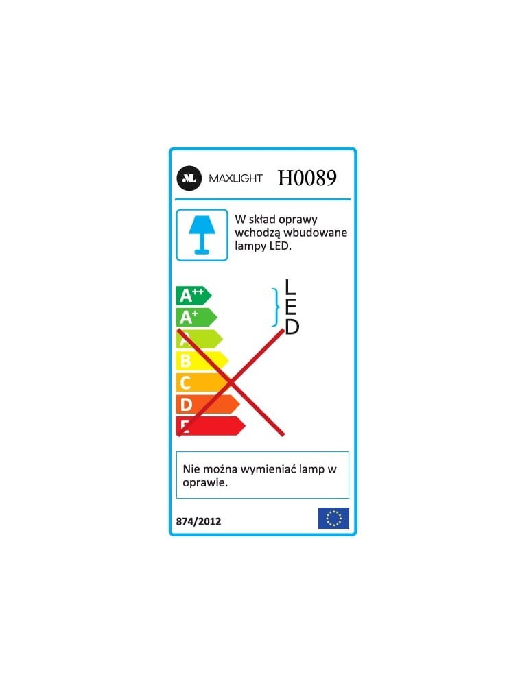 Flush-mounted hermetic lamps - Maxlight Plazma recessed luminaire White IP54 H0089. - product kolory-swiatla.pl 4