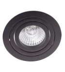 Round flush-mounted lamps - Maxlight Signal I Flush Mounting Black H0086 - product 1