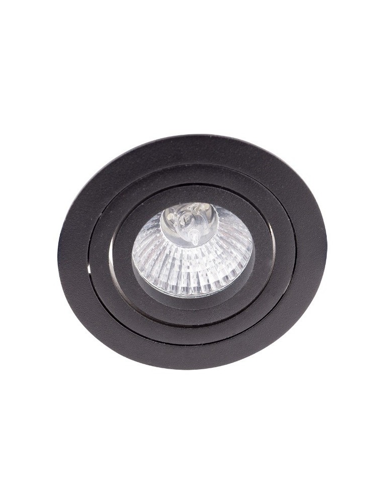 Round flush-mounted lamps - Maxlight Signal I Flush Mounting Black H0086 - product kolory-swiatla.pl 1