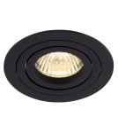 Round flush-mounted lamps - Maxlight Signal I Flush Mounting Black H0086 - product 2
