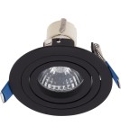 Round flush-mounted lamps - Maxlight Signal I Flush Mounting Black H0086 - product 3