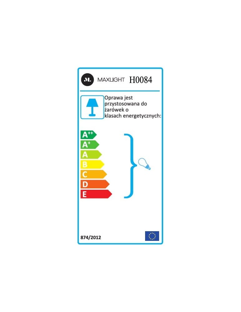 Round flush-mounted lamps - Maxlight Signal I Flush Mounting White H0084 - product kolory-swiatla.pl 4