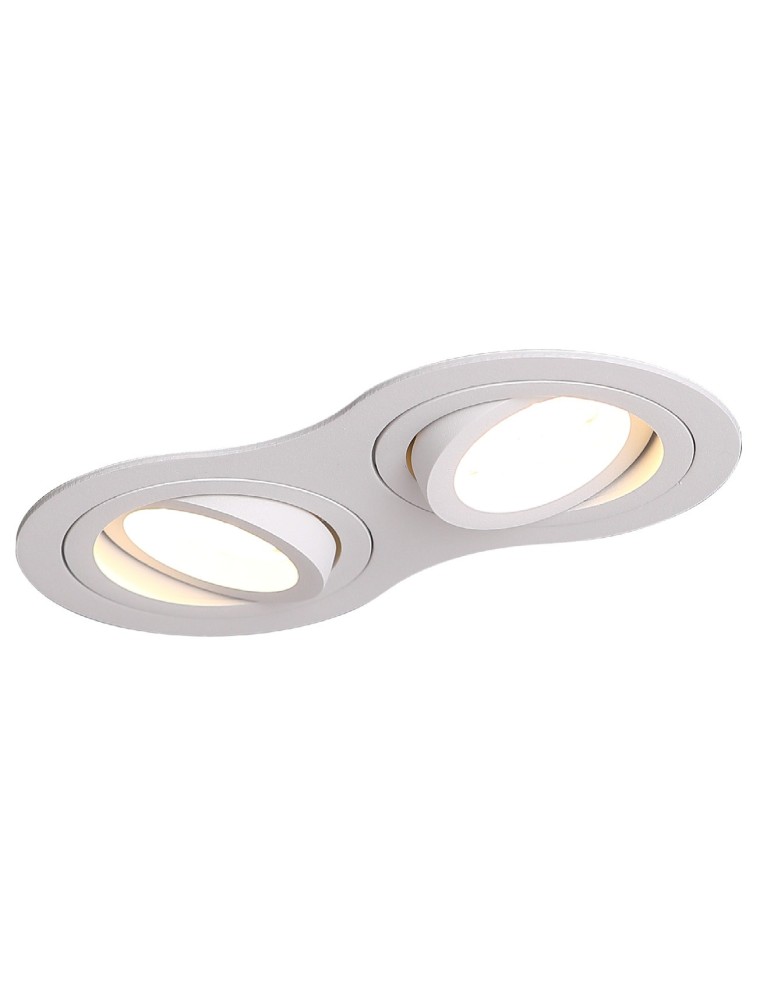 Round flush-mounted lamps - Maxlight Signal II Flush Mount White H0083. - product kolory-swiatla.pl 1