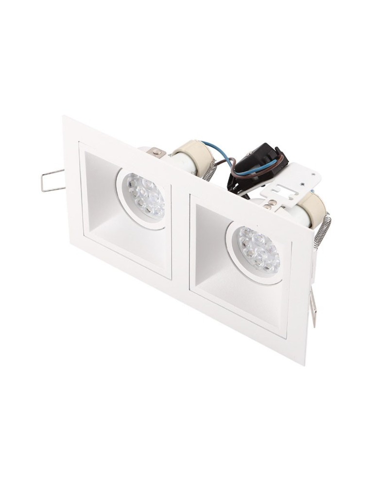 Square flush-mounted lamps - Maxlight Hit II Flush Mount White H0081. - product kolory-swiatla.pl 2