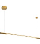 Pendant lamps over the island - Maxlight Organic Horizon 100cm Gold P0356 Pendant Lamp. - product 1